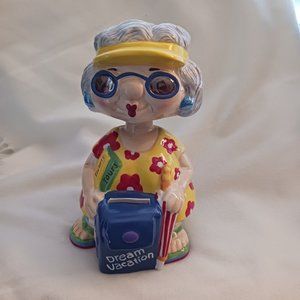 Vintage Excellent Condition Bobble Babes Vacationer Dream Vacation Bank